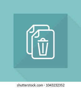 Page vector line icon