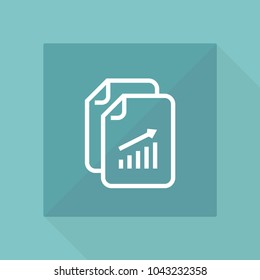 Page vector line icon