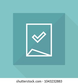 Page vector line icon