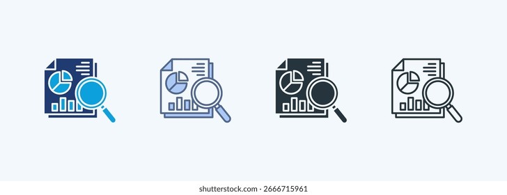 Page View Multiple Style Icon Collection