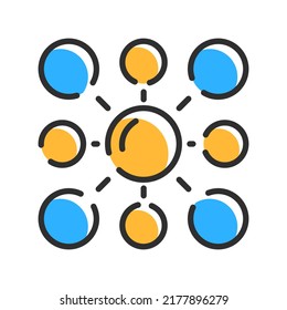 Page way icon. Web page navigation concept. Vector illustration concept