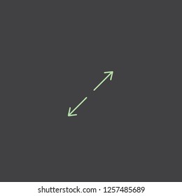 Page zoom vector icon