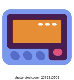pager icon illustration for web app, etc