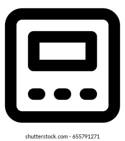 Pager Vector Icon