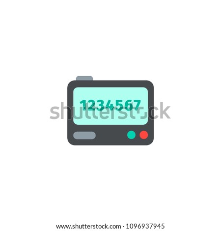 Pager vector icon