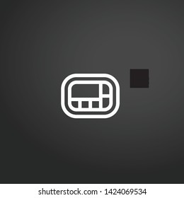 Pager vector icon. Pager concept stroke symbol design. Thin graphic elements vector illustration, outline pattern for your web site design, logo, UI. EPS 10.