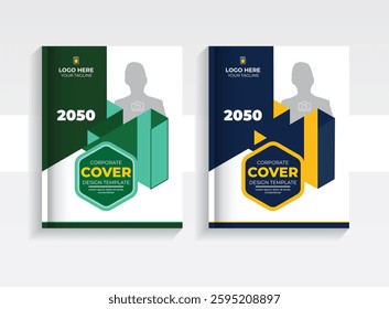 pages company business brochure cover design template. creative and modern layout theme for multipurpose use