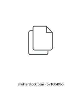 pages icon. sign design