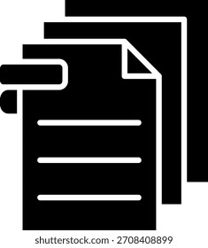 Páginas Línea Vector Diseño de iconos