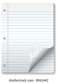 Wide Ruled Paper High Res Stock Images Shutterstock