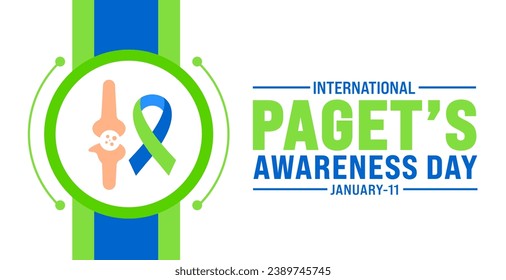 Paget's Awareness Day background design template use to background, banner, placard, card, book cover,  and poster design template with text inscription and standard color. vector illustration.