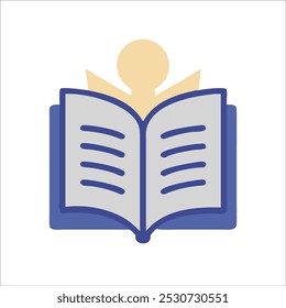 PageTurner icon vector illustration style