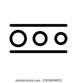 Pagination Icon Vector Symbol Design Illustration