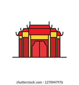 pagoda icon full colors
