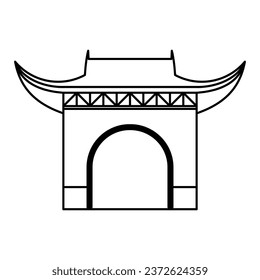 Icono Pagoda Para Logotipo Y Más