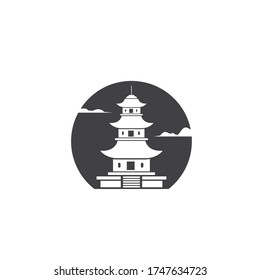 pagoda icon vector illustration design 