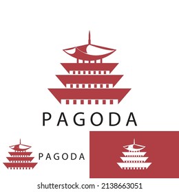 pagoda icon vector illustration template design