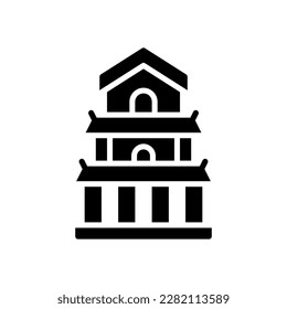 pagoda icon for your website design, logo, app, UI.