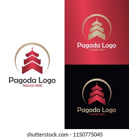pagoda logo design