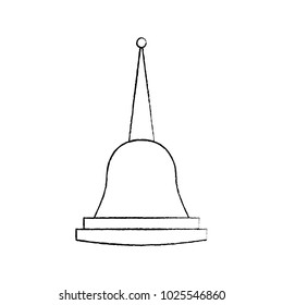 pagoda thailand temple shape bell culture