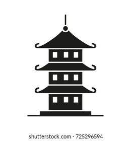 Pagoda tower icon