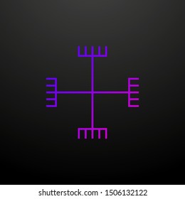 Pagonism outline nolan icon. Elements of religion set. Simple icon for websites, web design, mobile app, info graphics