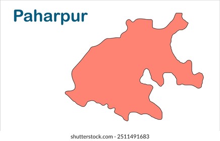 Mapa da subdivisão de Paharpur, Distrito de East champaran, Estado de Bihar, República da Índia, Governo de Bihar, território indiano, Índia Oriental, política, aldeia, turismo