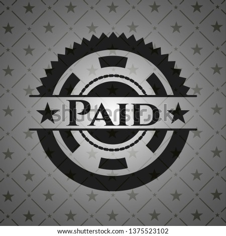 Paid black emblem