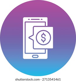 Icono de Vector de contenido pagado. Se puede utilizar para aplicaciones de impresión, móviles y de Web.