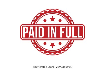 paid in full stamp red rubber stamp on white background. paid in full stamp sign. paid in full stamp.