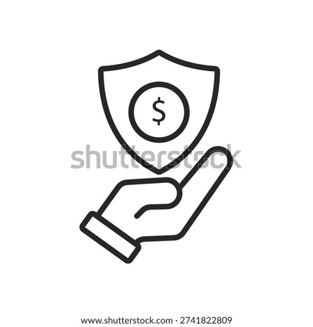 paid icons outline and Flat Style,transparent background