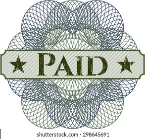 Paid linear rosette