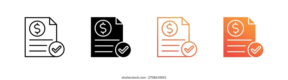 Paid Multiple Style Icon Set
