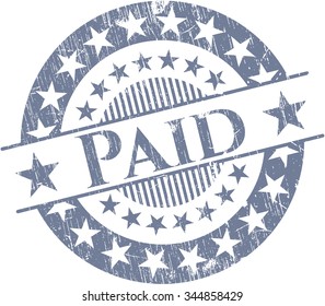 Paid rubber grunge seal