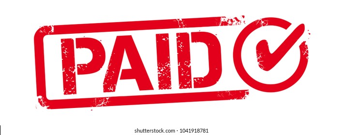 paid stamp images stock photos vectors shutterstock https www shutterstock com image vector paid rubber stamp red grunge vector 1041918781