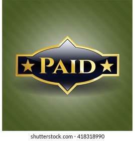 Emblema brillante pagado