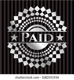  Paid silver emblem