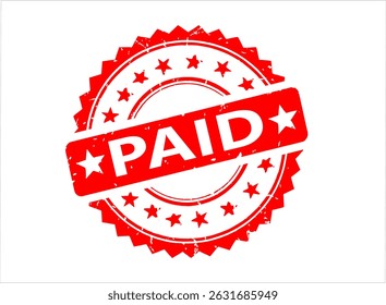 Pago selo vetor baij design.