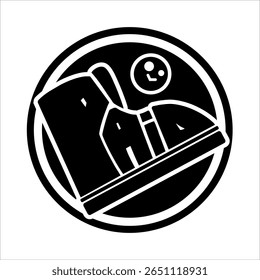 PAID stamp vector illustration, Paid sign, Paid sneakers, Perfect for rubber stamp, digital art, urban fashion themes, or print-on-demand products.