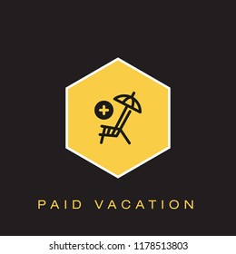 Paid Vacation Icon