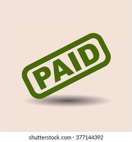 Paid vector symbol
