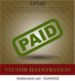 Paid vector symbol
