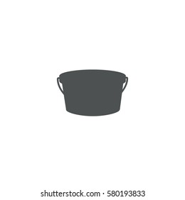 pail icon. sign design