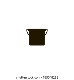 pail icon. sign design