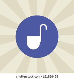 pail icon. sign design. background