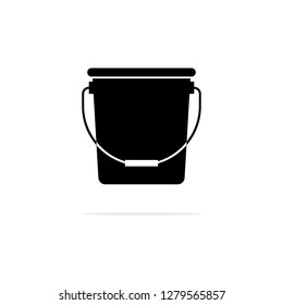 pail Icon. Vector concept illustration for design.