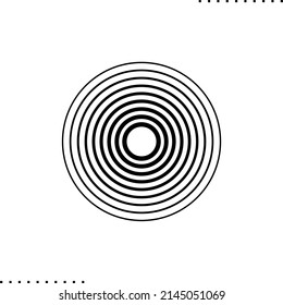círculo de dolor, área de terapia de garganta de elemento doloroso, aislado vectorial