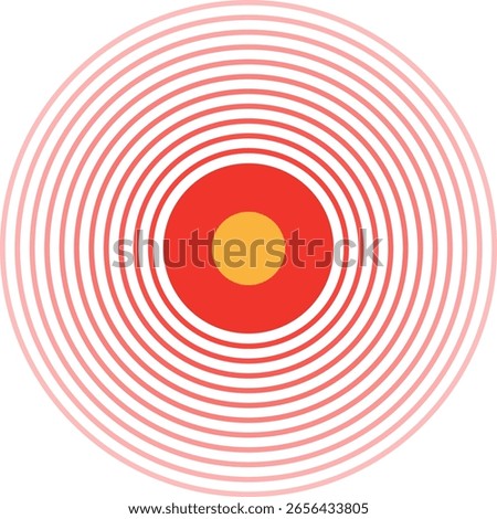 Pain circles icon .Vector Illustration
