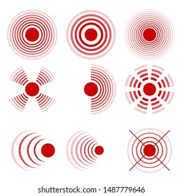 Pain circles vector design illustration isolated on white background