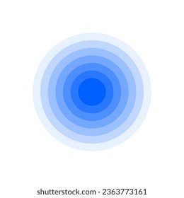 Schmerzkonzentration, Kopfschmerzen, Zahnschmerzen, Radialschmerzen, Radar, Zielsymbol